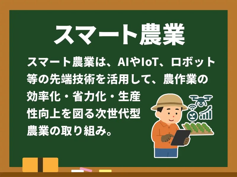 スマート農業(すまーとのうぎょう)