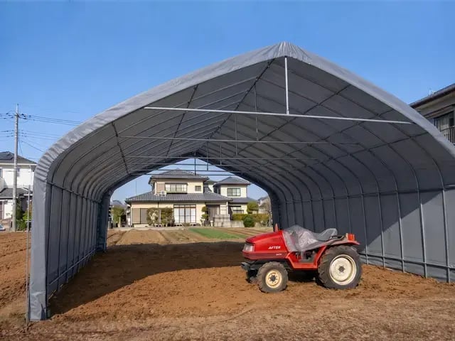 ターポリンシート簡易倉庫