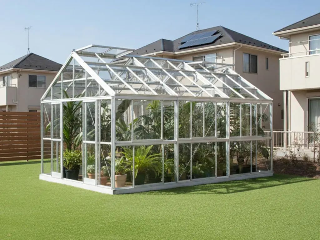 ミニアルミ温室