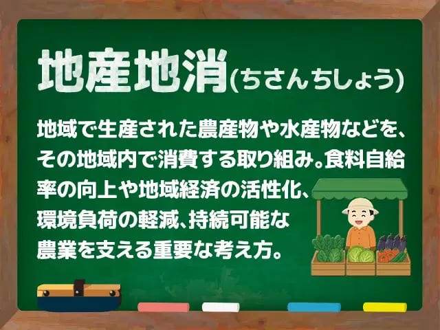 地産地消(ちさんちしょう)