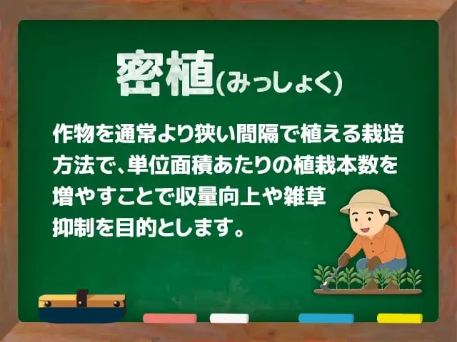 密植(みっしょく)