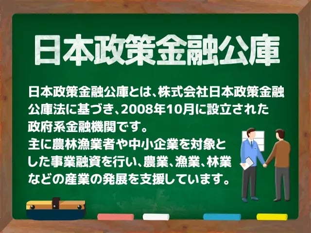 日本政策金融公庫(にっぽんせいさくきんゆうこうこ)
