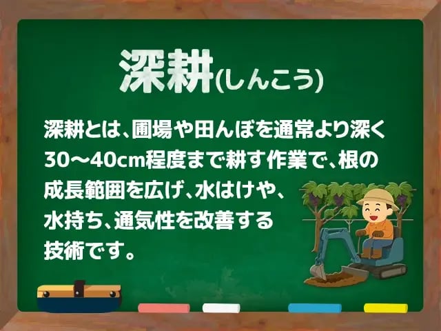 深耕(しんこう)