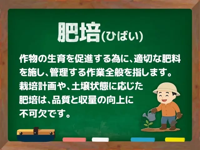 肥培(ひばい)