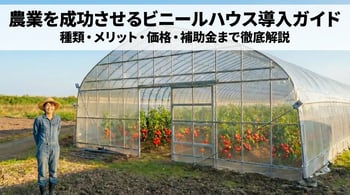ビニールハウスとは？基礎知識から導入手順まで徹底網羅
