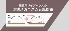 【ブログのご紹介】”農業用パイプハウス”の風対策は如何に？！倒壊のメカニズムを踏まえた3つの基本的なアプローチをご紹介。