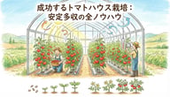 トマトのハウス栽培完全ガイド｜温度管理・栽培スケジュール・収穫まで