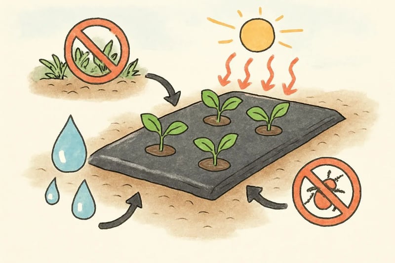 農業用マルチフィルムを使うメリットは何ですか