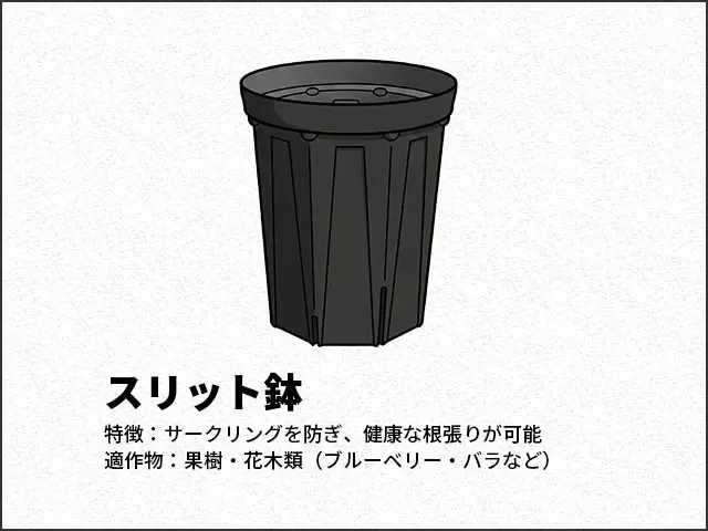 スリット鉢