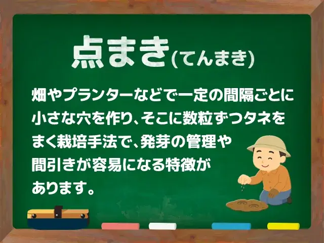 点まき