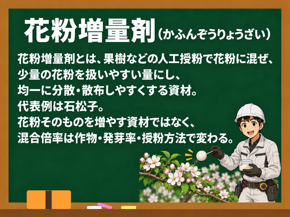 花粉増量剤